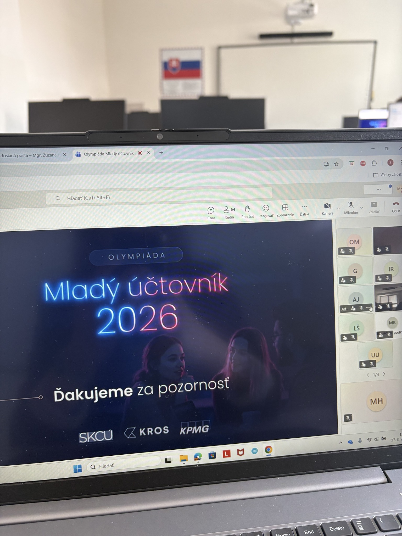 Študenti Obchodnej akadémie Michalovce na krajskom kole Olympiády Mladý účtovník