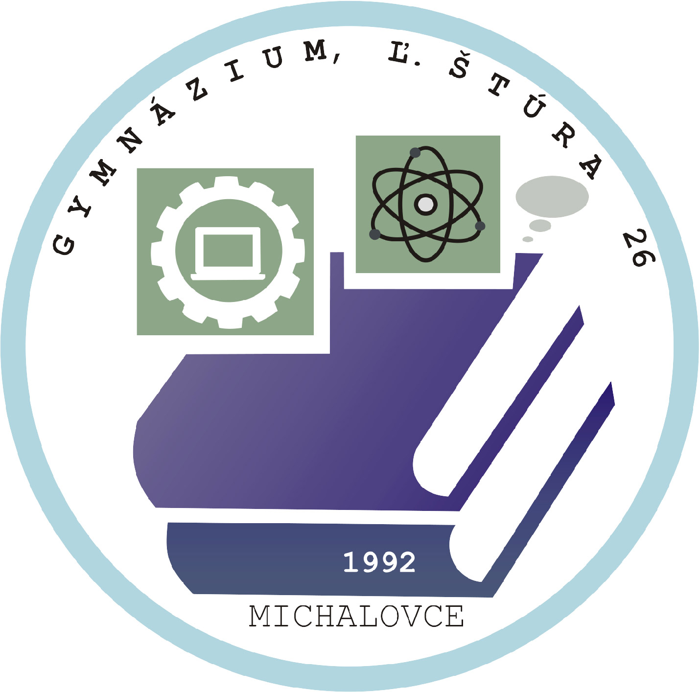 Gymnázium, Ľ. Štúra 26 logo
